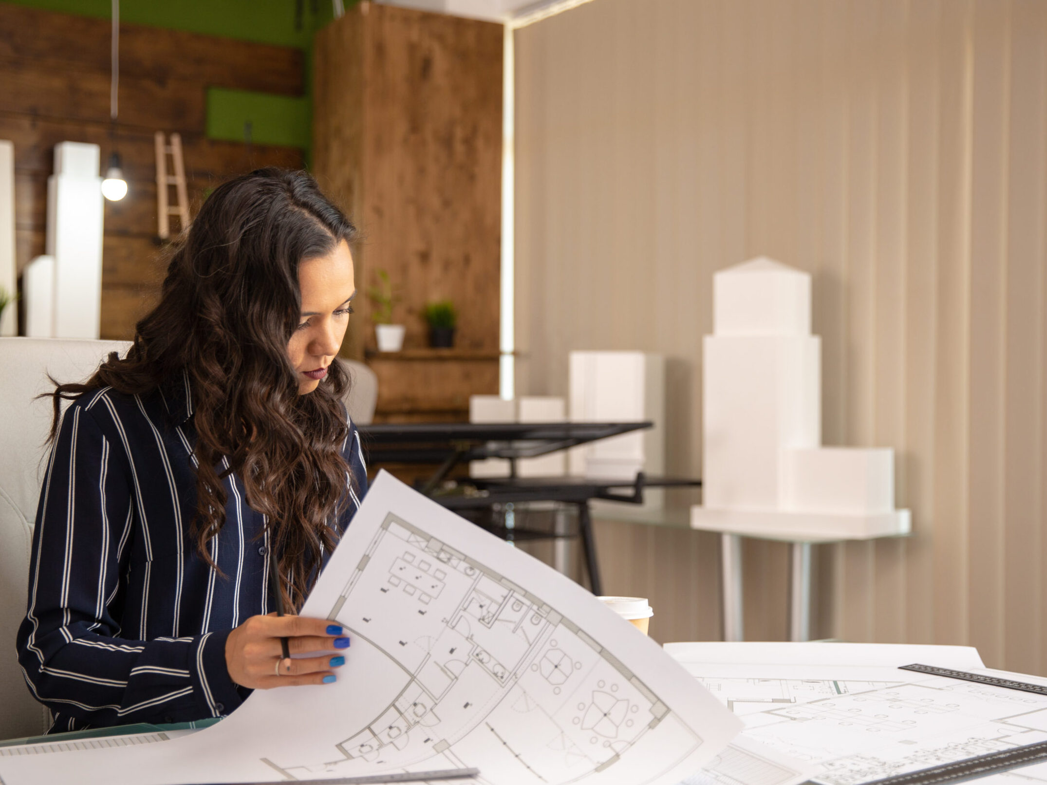 Young interior architect